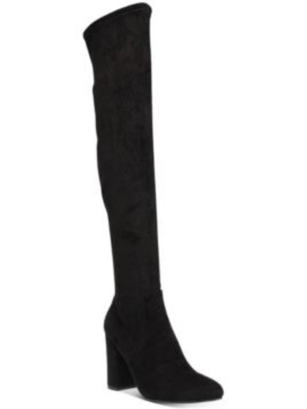 WILD PAIR Womens Pointed Toe Block Heel Zip-up Dress Boots Black Size 5 NWB